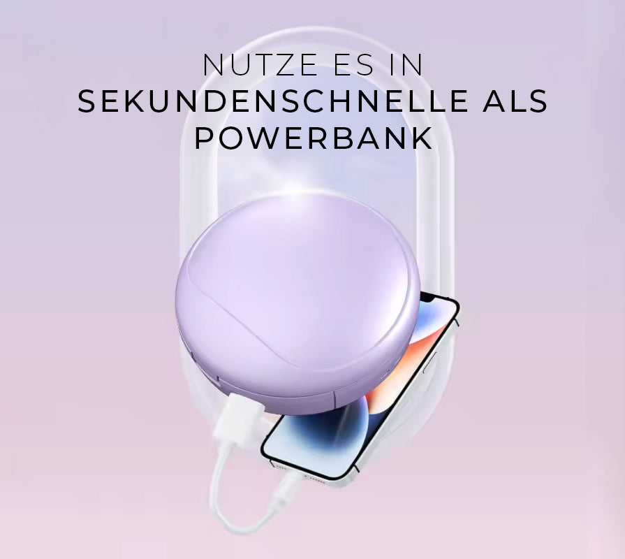 LumiPower Touch – Dein 4-in-1 LED-Spiegel, Handwärmer und Powerbank