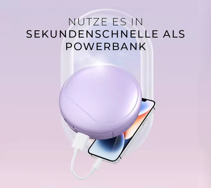 LumiPower Touch – Dein 4-in-1 LED-Spiegel, Handwärmer und Powerbank